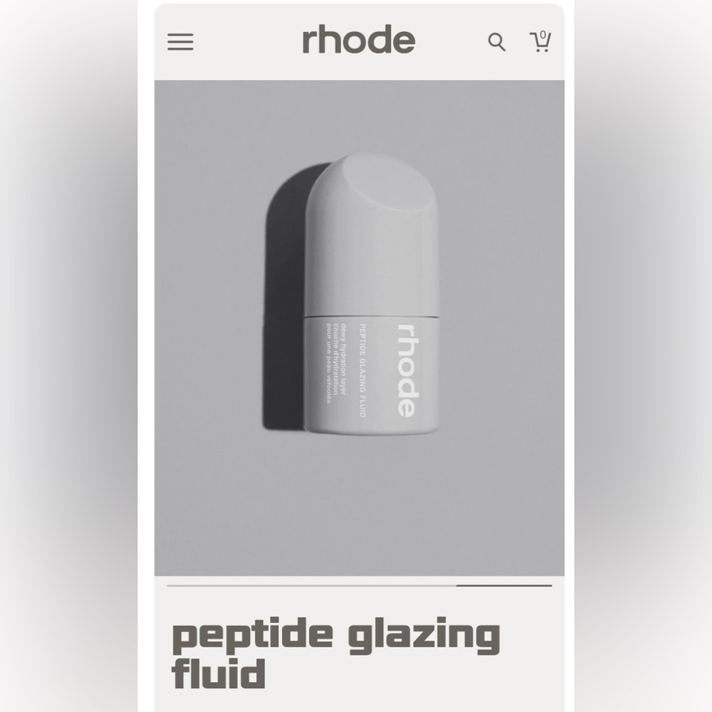 RHODE Peptide Glazing Fluid - BRAND NEW AND UNOPENED $25 (Retail $30)